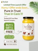 Suviyal Premium A2 Cow Ghee – 1000 ml - Image 3